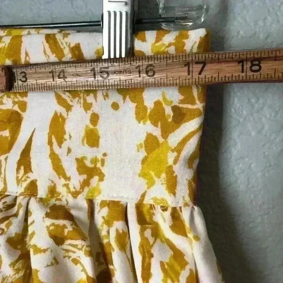 Handmade Yellow Mustard White Skirt Large? - Picture 4 of 10